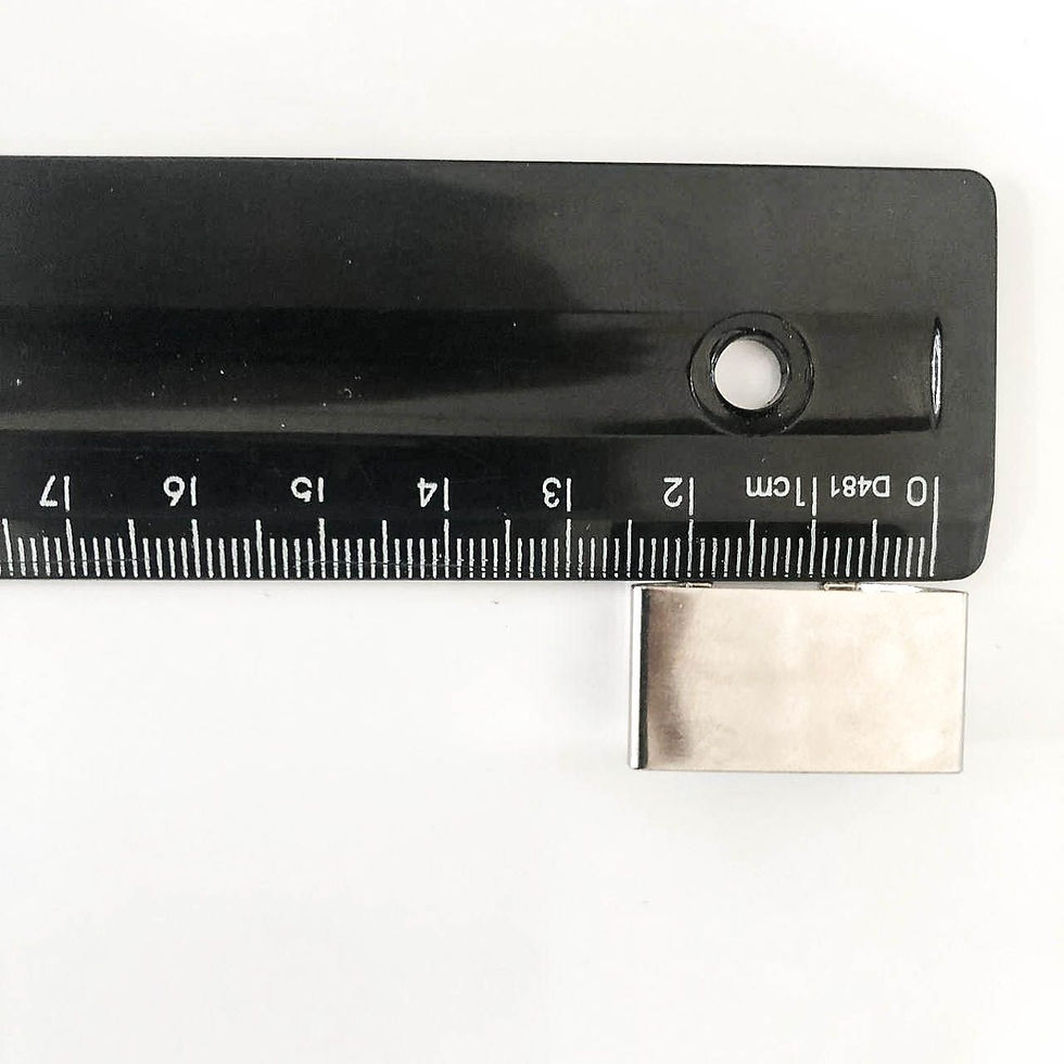Miniatura: 1000 Chapinhas/Garrinhas Dentadas de 25mm