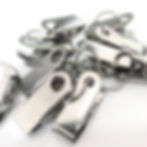 Miniatura: 1000 Clips Jacaré Com Argola 13mm