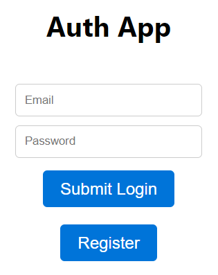 AuthApp login