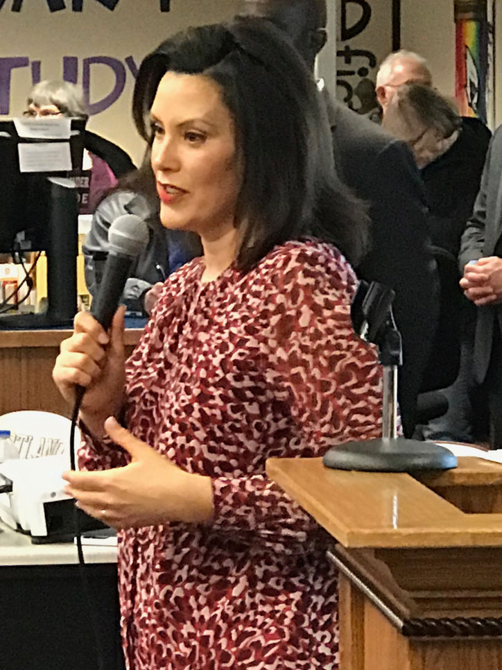 Governor Whitmer visits Portland for Town Hall Meeting