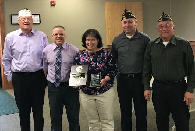VFW Post 4090 Names Kaye Sandborn High School Teacher of the Year