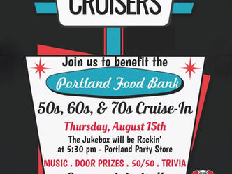 Cruise in for the Portland Food Bank