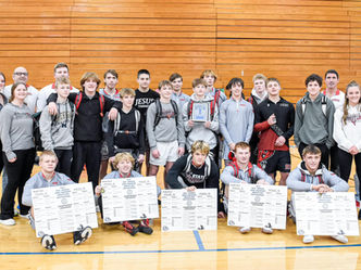 Portland Raider Wrestlers take 1st at Ionia’s Mike Adamson Invitational