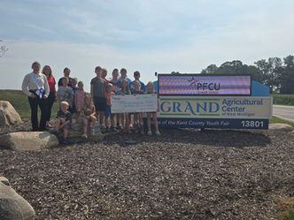 PFCU Credit Union Donates $5,000 to Support Kent County Youth Agricultural Association