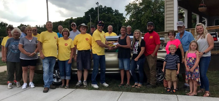 Cruisers Donate $3,000 to Dawn Hutson