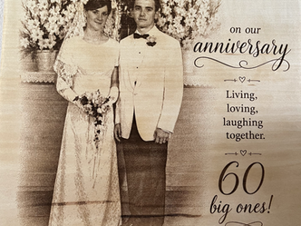 Bruce and Noel Bennett celebrate 60 years of marriage