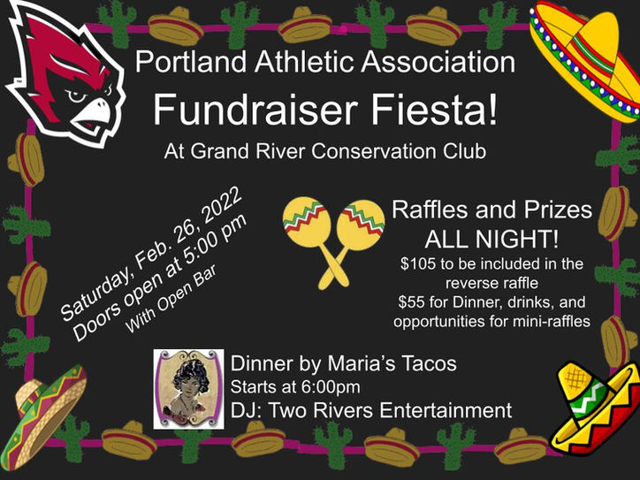 Portland Athletic Association to host Fundraiser Fiesta on February 26th