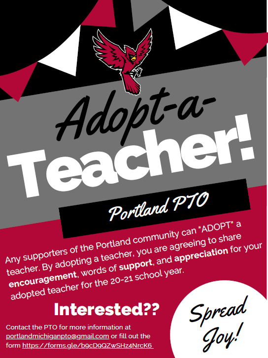 Portland PTO announces Adopt-A-Teacher Program