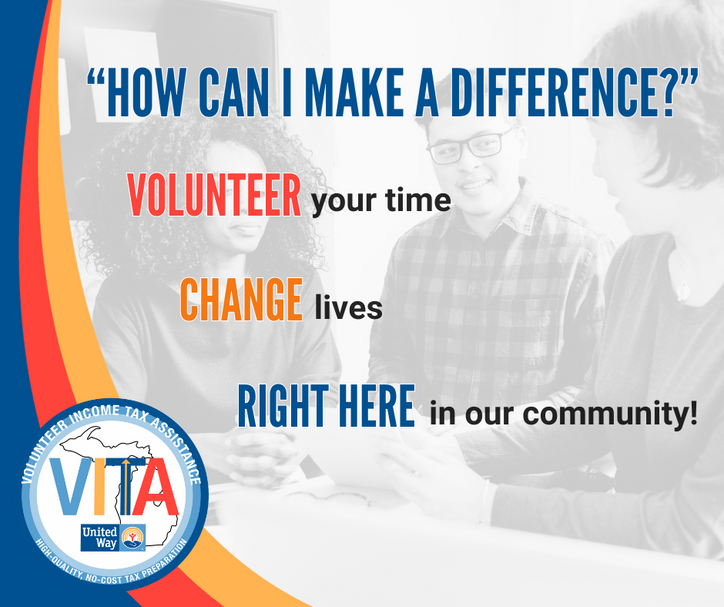 Volunteers needed for United Way's Volunteer Income Tax Assistance (VITA) Program