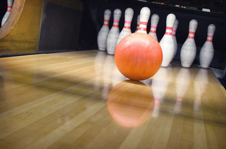 Bowling match Portland high school versus Lansing Eastern consolidated