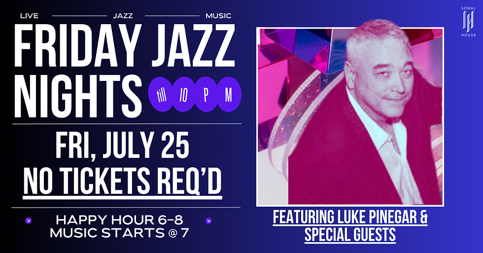 Friday Jazz Night feat. Luke Pinegar & Special Guests