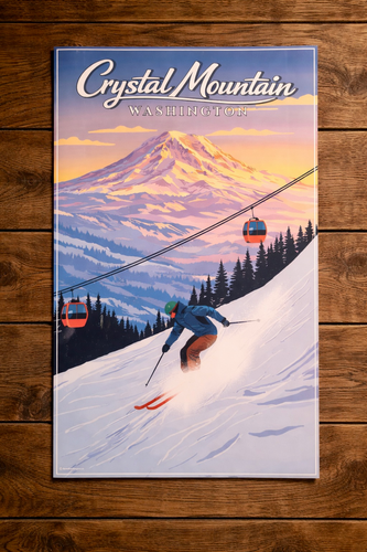 Crystal Mountain, (Skier) | iLoveWashington
