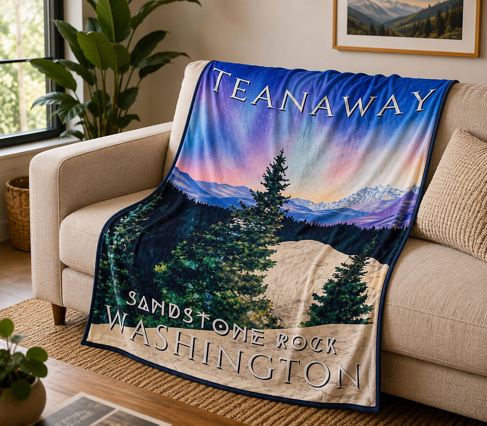 Thumbnail: Teanaway Premium Fleece Blanket