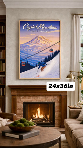 Crystal Mountain, (Skier) | iLoveWashington