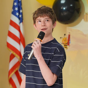 კონკურსი "spelling bee" მონაწილე