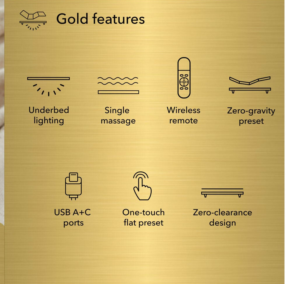 Thumbnail: baselogic™ Gold Adjustable Base $1,199.00-$1,699.00