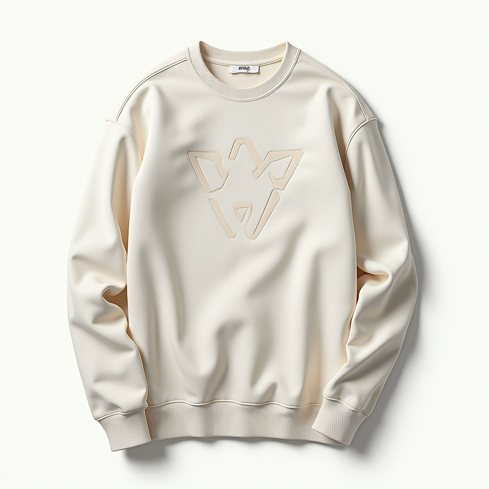 Sudadera con Logo Abstracto