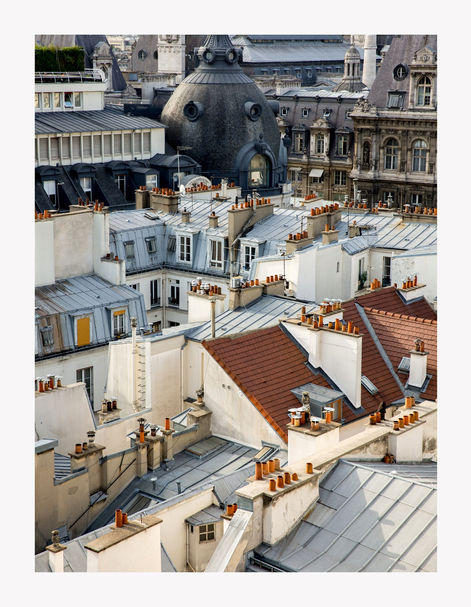 Photographie des toits de Paris tirage d'art