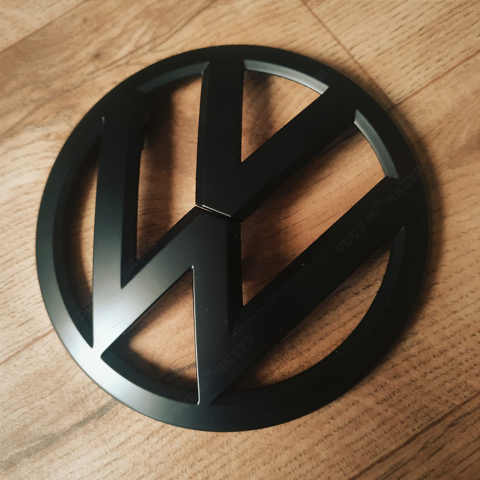 VW T6 MATTE BLACK FRONT BADGE