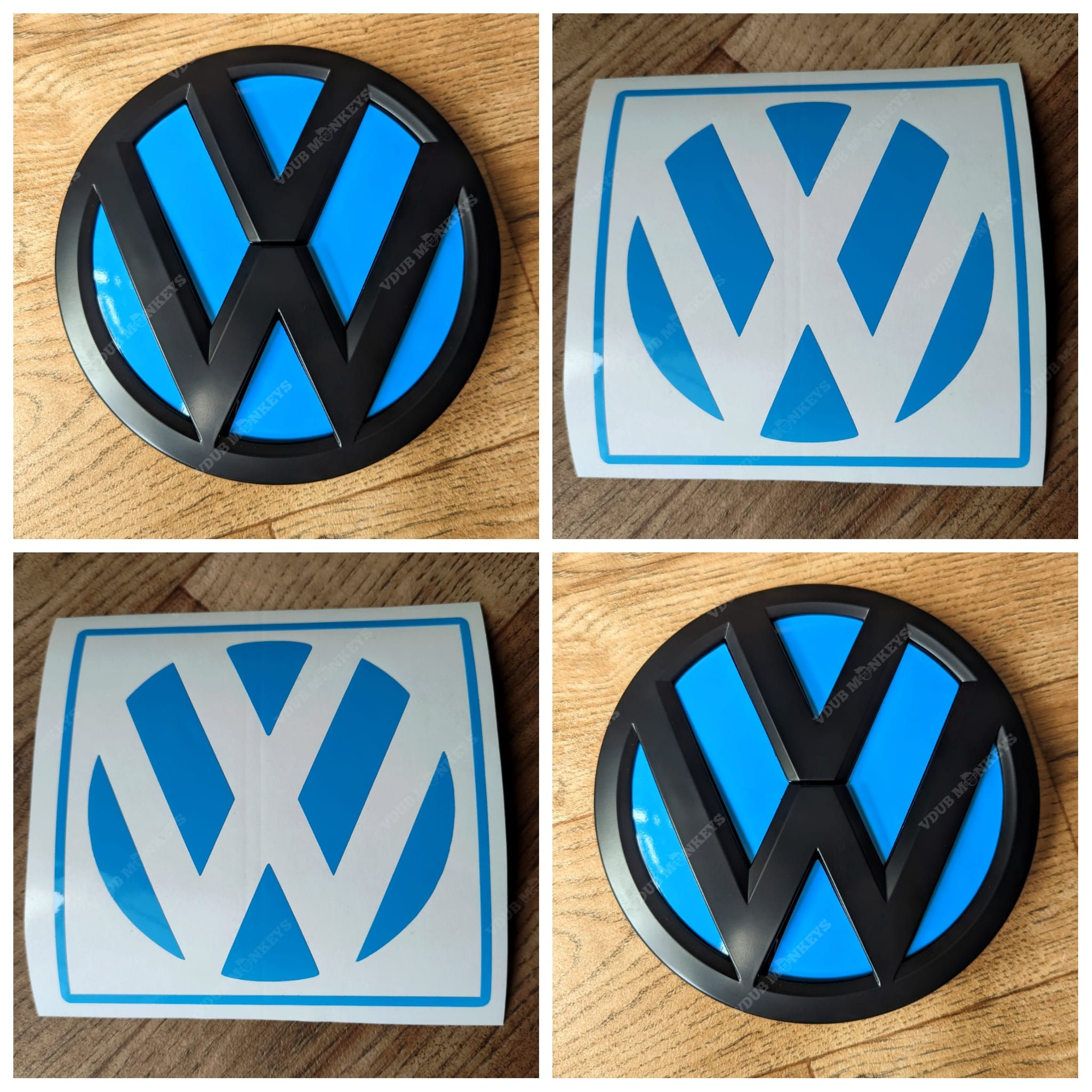 VW T6 T6.1 FRONT BADGE INLAY DECALS