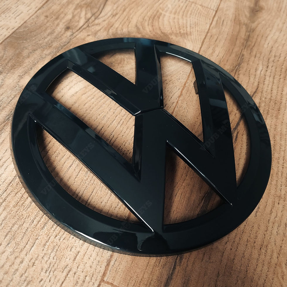 VW T6 GLOSS BLACK FRONT BADGE