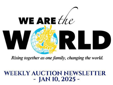 Auction Action - this week's scoop 1/10/25