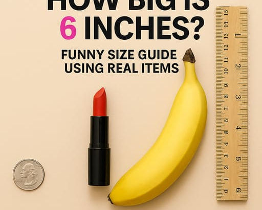 Funny Size guide using real items