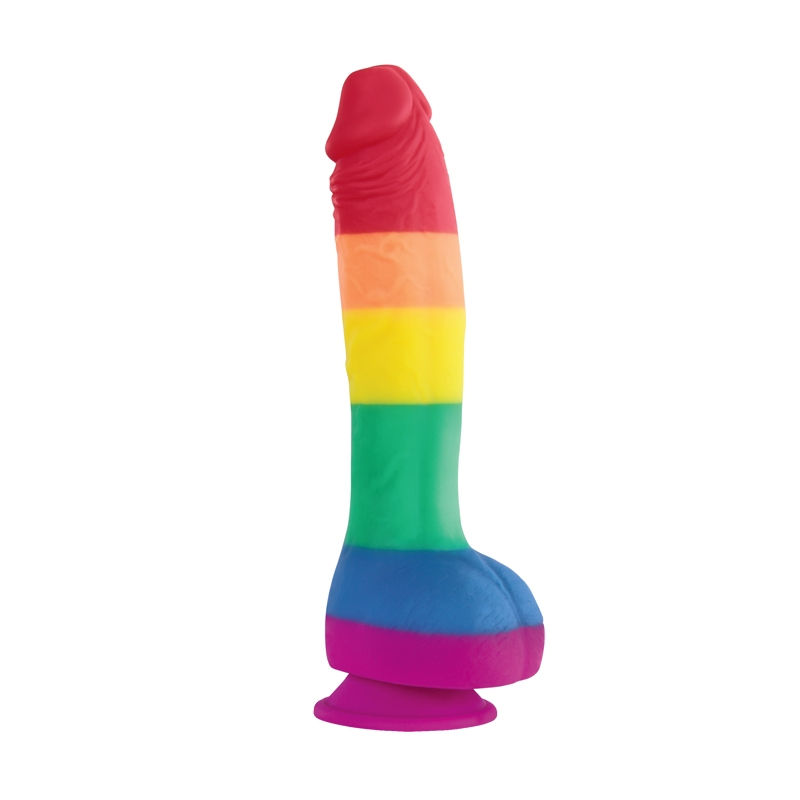 pride coloured dildo