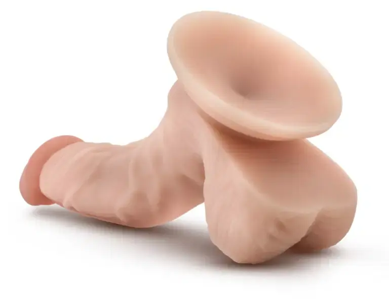 Thumbnail: Blush - Dr. Skin - Dr. Stephen - 6.5 Inch Dildo With Balls - Beige