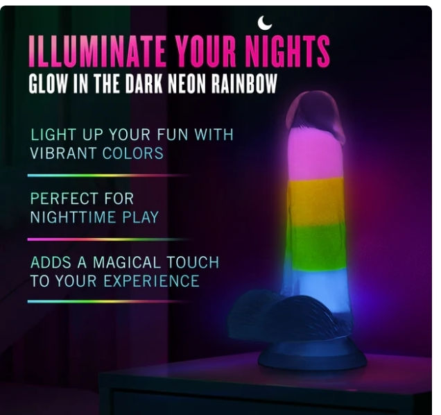 Thumbnail: Blush - Neo Elite-Glow in the Dark-Rainbow Rave 6.5" - Multicolored
