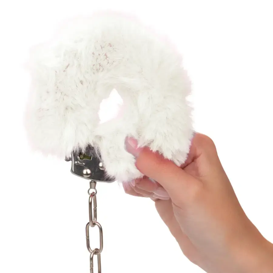 Thumbnail: Ultra Fluffy Furry Cuffs - White