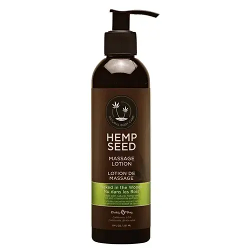 Hemp Seed Massage Lotion 8oz. Naked in the Woods