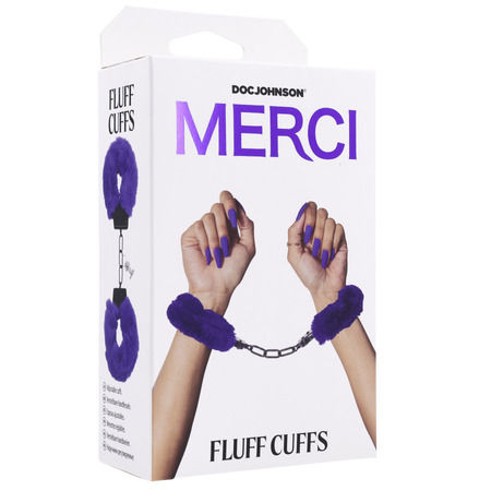 Merci - Fluff Cuffs Violet