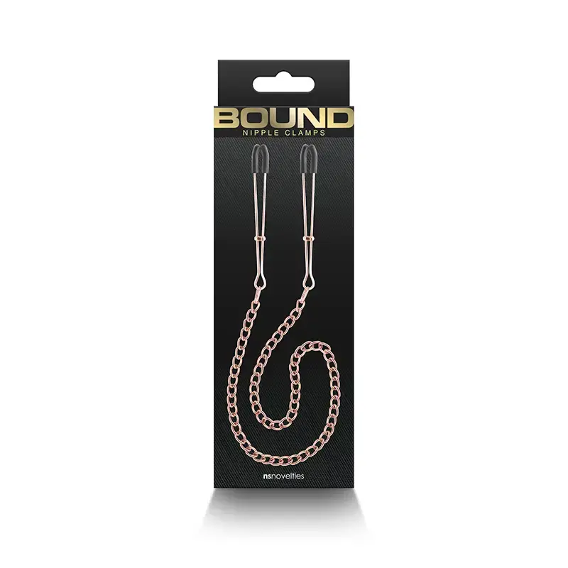 NS - Bound - Nipple Clamps - DC3 - Rose Gold