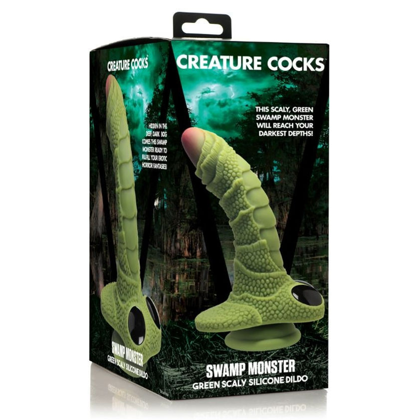 Creature Cocks - Swamp Monster Green Scaly