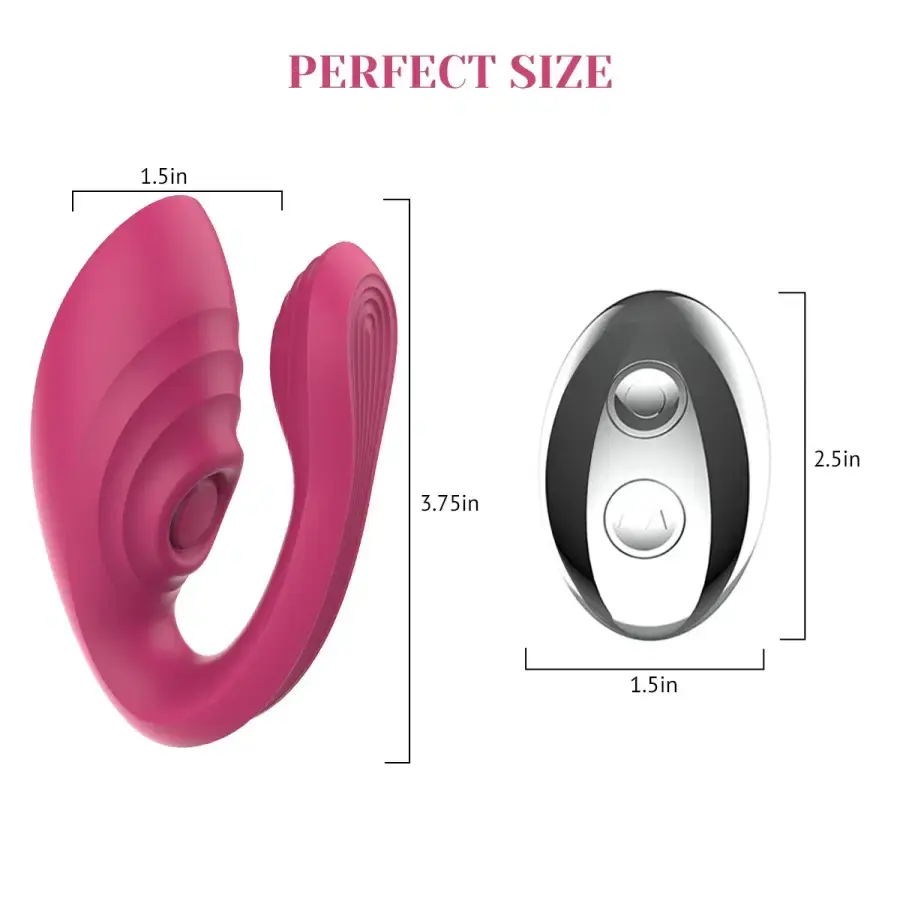 Thumbnail: Couple Vibrator Nina Vibe Rose Red