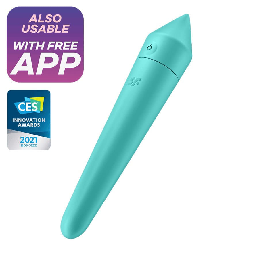 Satisfyer Ultra Power Bullet 8 Turquoise out of package
