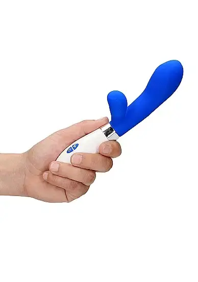 Thumbnail: Shots - Achilles Ultra Soft Silicone 10 Speed Dual Motor Vibrator - Royal Blue