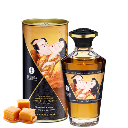 Shunga - Aphrodisiac Warming Oils - Caramel Kisses