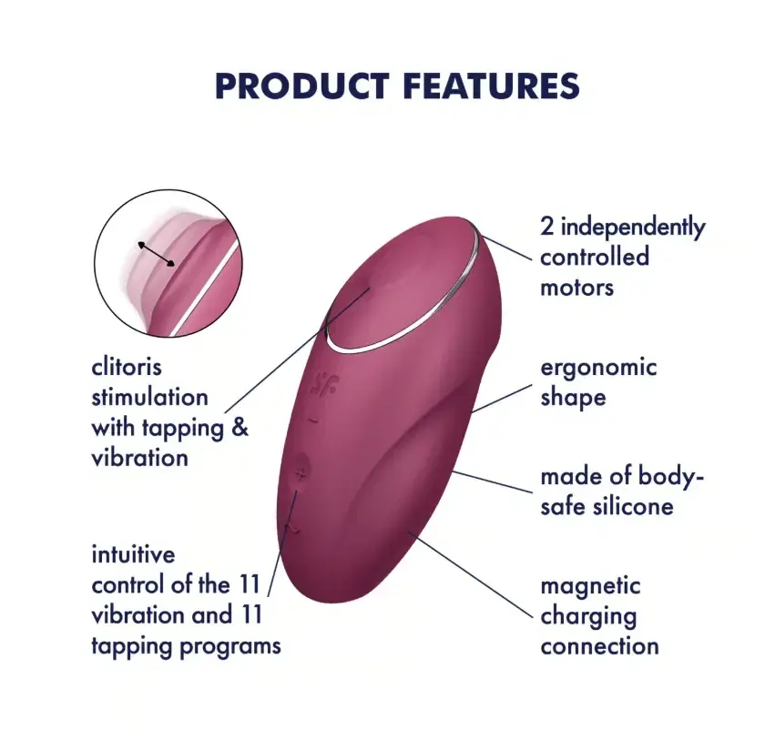 Thumbnail: Satisfyer Tap & Climax 1 Red