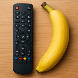Comparison of a 7 inch length using a ruler and banana
