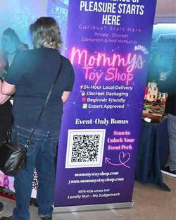 visitors to our booth