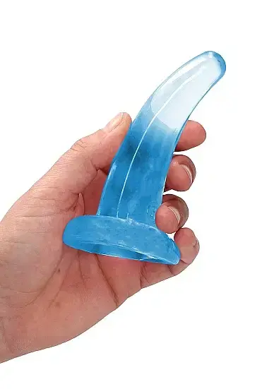 Thumbnail: Shots - RealRock - 5"/12cm Non Realistic Dildo With Suction Cup - Blue