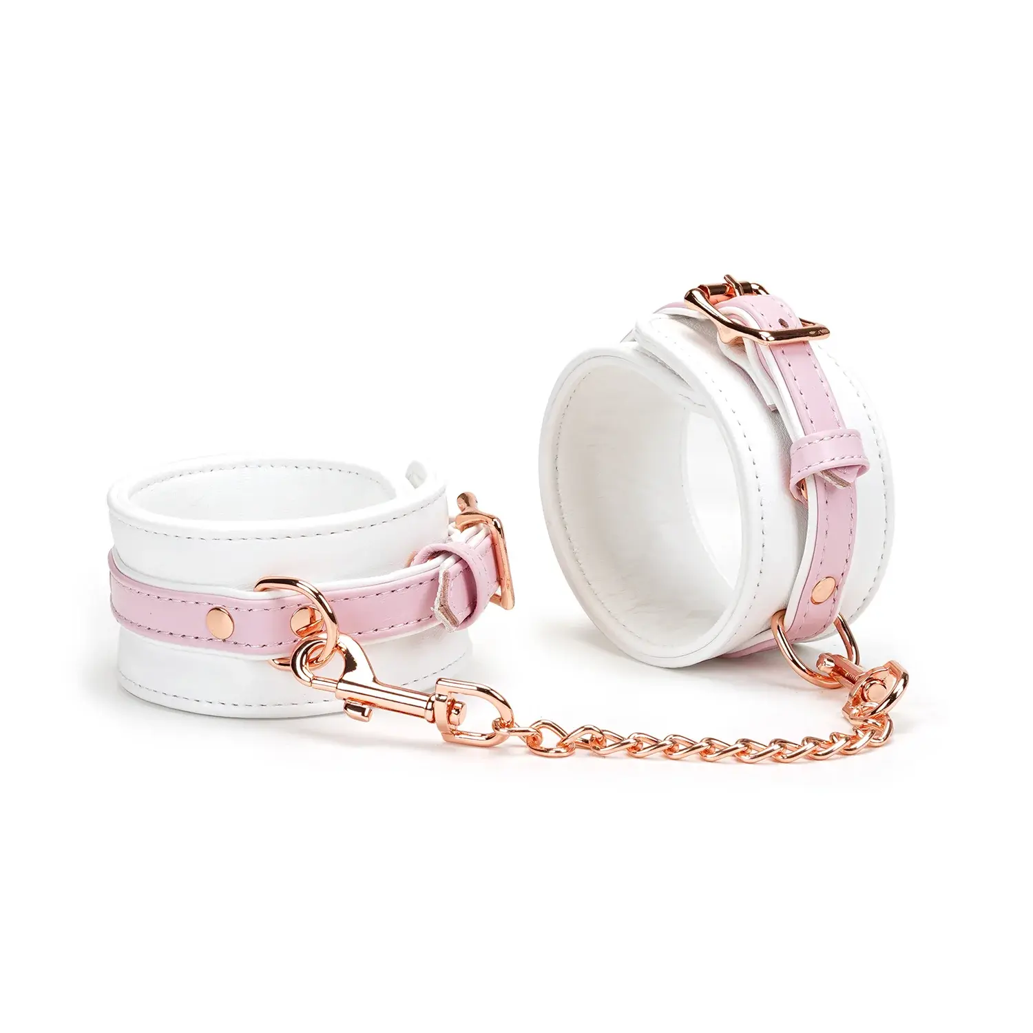 white and pink fairy ankle cuffs