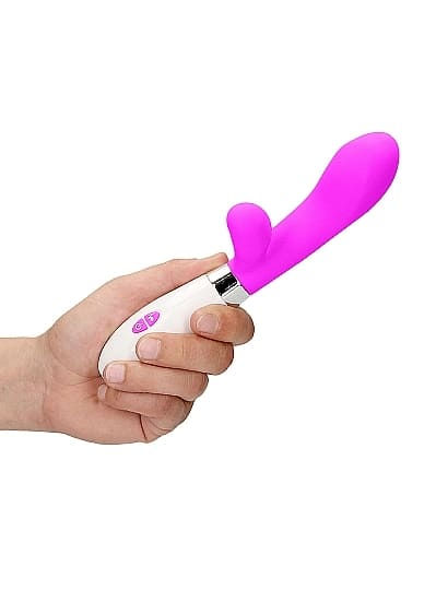 Shots - Achilles Ultra Soft Silicone 10 Speed Dual Motor Vibrator - Fuchsia