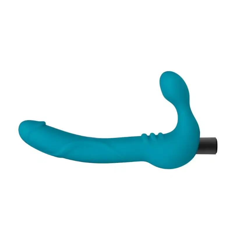 Thumbnail: Blush - Temptasia - Luna - Strapless Silicone Dildo - Teal