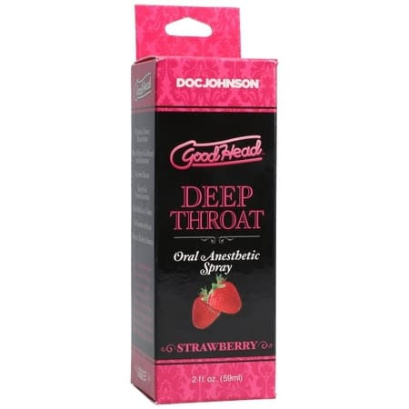 GoodHead Deep Throat Spray – Sweet Strawberry (2 fl.oz.)