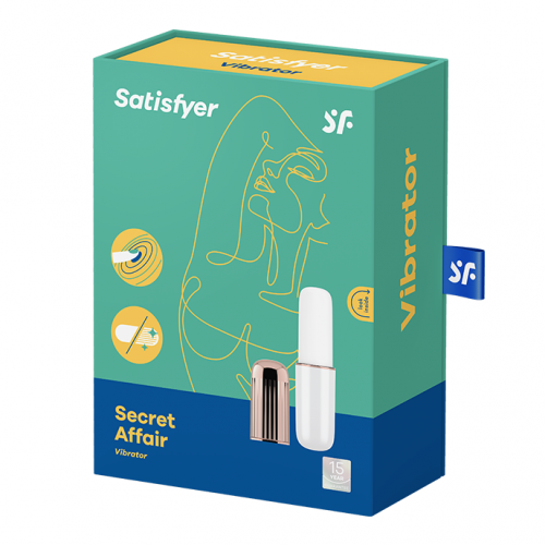 white clitoral vibrator in box