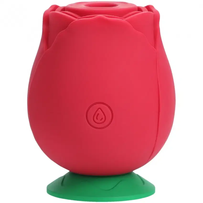 Thumbnail: Shots - The Rose 10 Speed Air Pulse Vibe Silicone/Rechargeable/Waterproof - Red