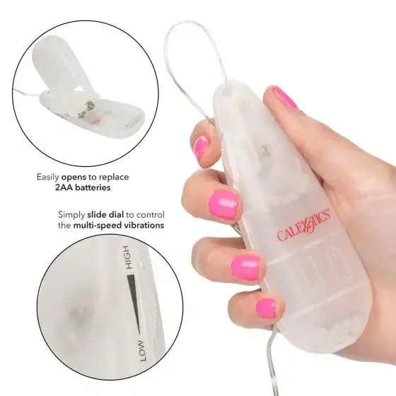 Thumbnail: CalExotics - Teardrop Bullet - Clear